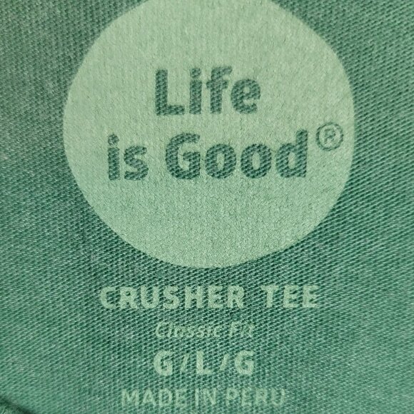 Life is Good Crusher Long sleeve Tee - Mobile Device - sz L - Picture 3 of 5